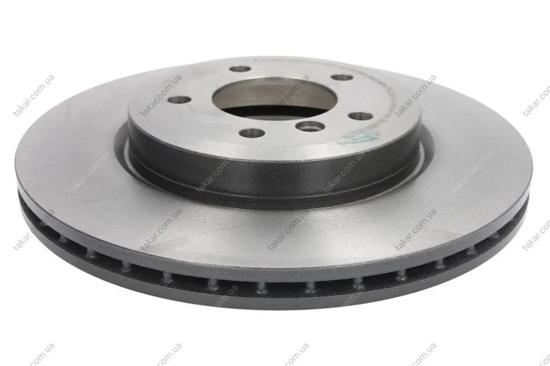 Торзмозной диск двухсторонний на передний мост вентилируемый 5 BREMBO 09.8952.11 (фото 1)