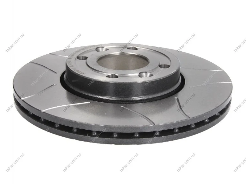 Торзмозной диск двухсторонний на передний мост вентилируемый 4 BREMBO 09.9078.75 (фото 1)