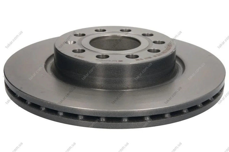 Торзмозной диск двухсторонний на передний мост вентилируемый 9 BREMBO 09.9167.11 (фото 1)