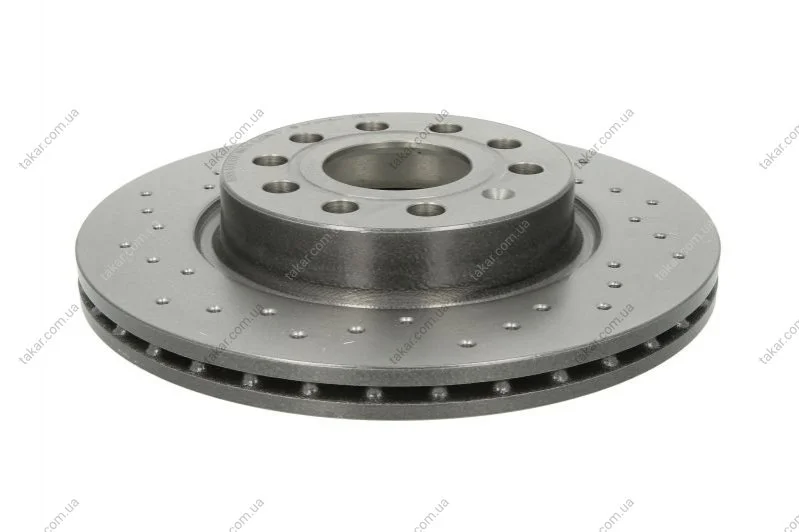 Гальмівний диск двосторонній на передній міст вентильований 9 BREMBO 09.9167.1X (фото 1)