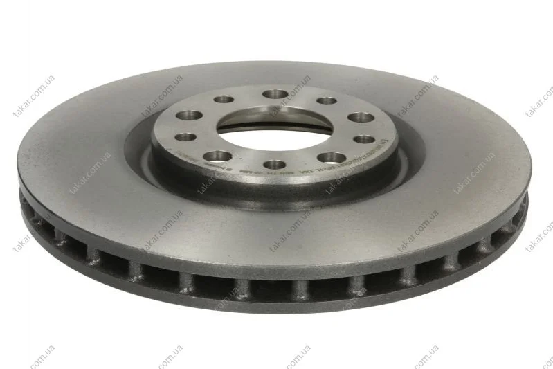 Торзмозной диск двухсторонний на передний мост вентилируемый 5 BREMBO 09.9363.11 (фото 1)