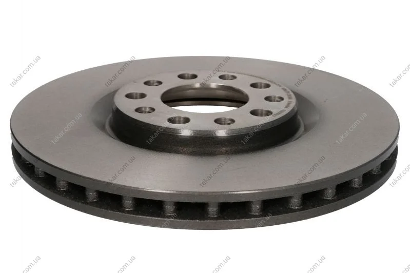 Торзмозной диск двухсторонний на передний мост вентилируемый 5 BREMBO 09.9363.21 (фото 1)