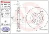 Торзмозной диск двухсторонний на передний мост вентилируемый 5 BREMBO 09.9365.11 (фото 1)