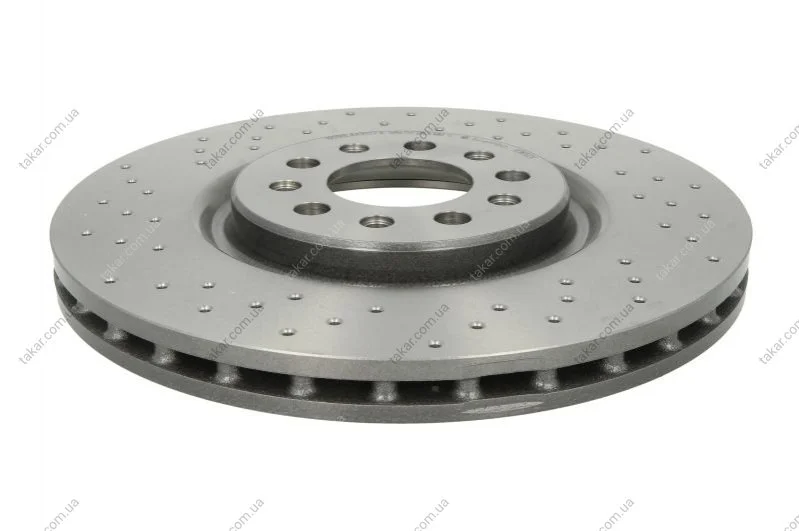 Торзмозной диск двухсторонний на передний мост вентилируемый 5 BREMBO 09.9365.2X (фото 1)