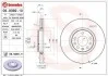 Гальмівний диск двосторонній на передній міст вентильований 5 BREMBO 09.9369.10 (фото 1)