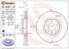 Торзмозной диск двухсторонний на передний мост вентилируемый 5 BREMBO 09.9447.11 (фото 1)