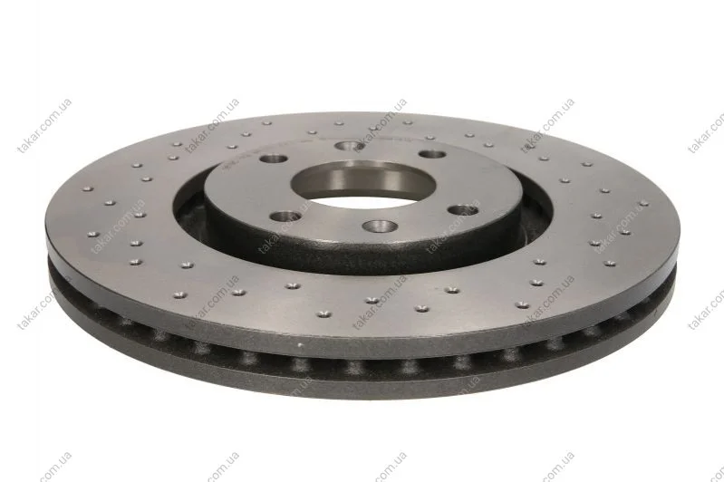 Торзмозной диск двухсторонний на передний мост вентилируемый 4 BREMBO 09.9619.10 (фото 1)