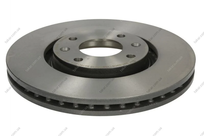 Гальмівний диск двосторонній на передній міст вентильований 4 BREMBO 09.9619.11 (фото 1)