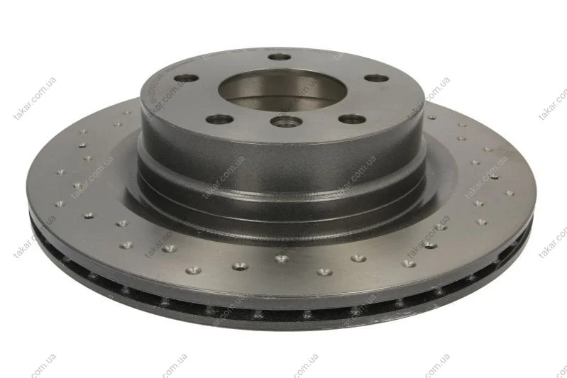 Гальмівний диск двосторонній на задній міст вентильований 5 BREMBO 09.9793.1X (фото 1)