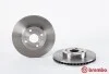 Торзмозной диск двухсторонний на передний мост вентилируемый 4 BREMBO 09.9824.10 (фото 2)