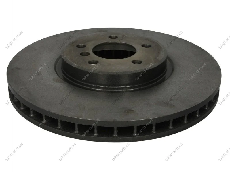 Торзмозной диск двухсторонний на передний мост вентилируемый 5 BREMBO 09.9921.11 (фото 1)