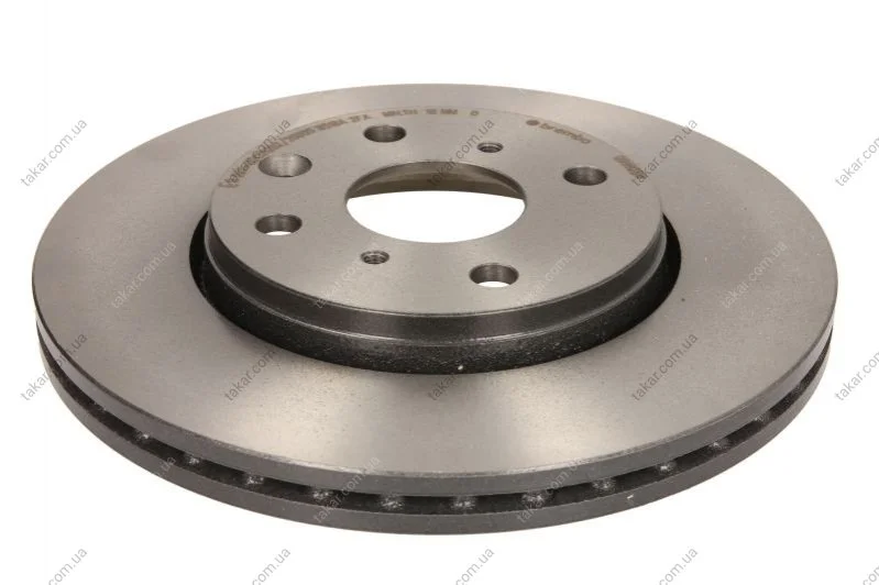 Гальмівний диск двосторонній на передній міст вентильований 4 BREMBO 09.9928.11 (фото 1)