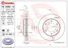 Торзмозной диск двухсторонний на передний мост вентилируемый 6 BREMBO 09.9996.10 (фото 1)