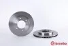 Торзмозной диск двухсторонний на передний мост вентилируемый 6 BREMBO 09.9996.10 (фото 2)