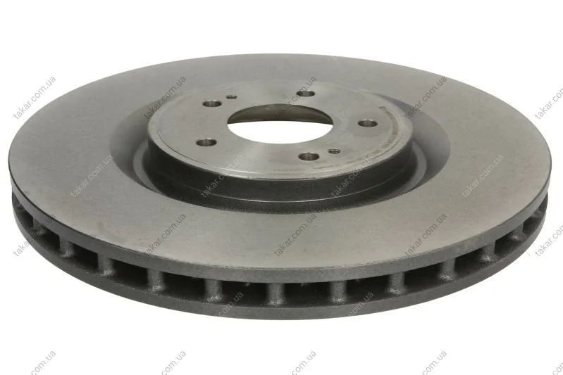 Торзмозной диск двухсторонний на передний мост вентилируемый 5 BREMBO 09.A196.11 (фото 1)