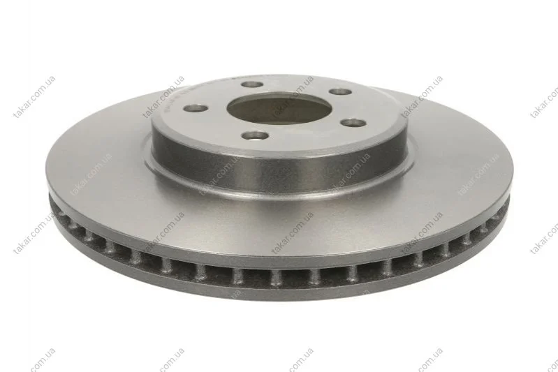 Гальмівний диск двосторонній на передній міст вентильований 5 BREMBO 09.A402.11 (фото 1)