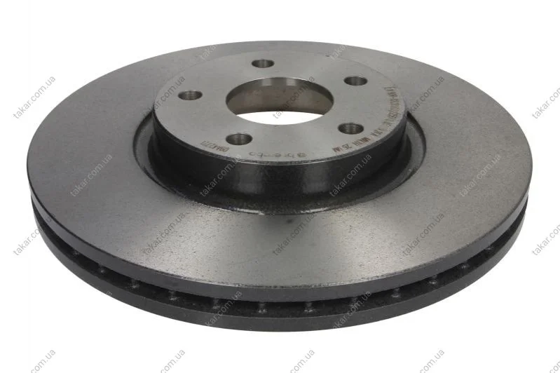 Гальмівний диск двосторонній на передній міст вентильований 5 BREMBO 09.A427.21 (фото 1)