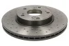 Торзмозной диск двухсторонний на передний мост вентилируемый 5 BREMBO 09.A455.1X (фото 1)