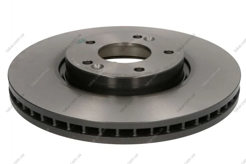 Гальмівний диск двосторонній на передній міст вентильований 5 BREMBO 09.A532.11 (фото 1)