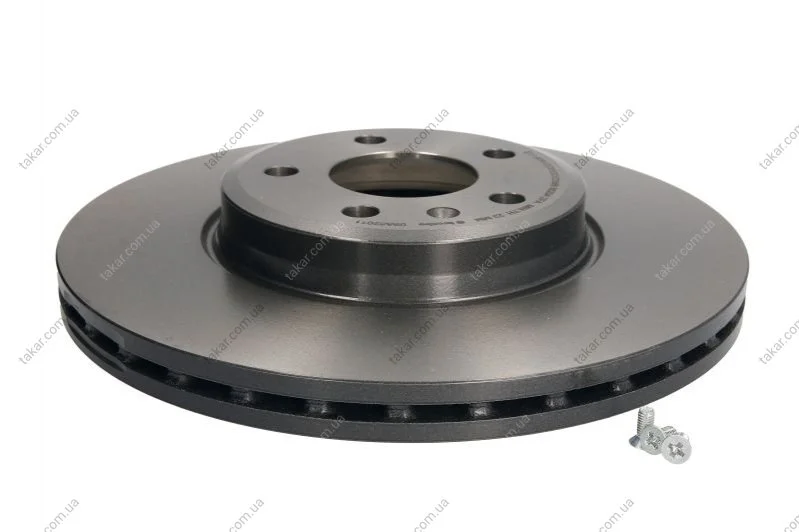 Торзмозной диск двухсторонний на передний мост вентилируемый 5 BREMBO 09.A820.11 (фото 1)