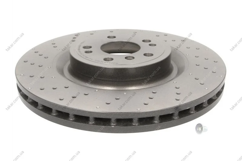 Гальмівний диск двосторонній на передній міст вентильований 5 BREMBO 09.A958.21 (фото 1)