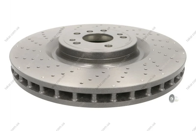 Гальмівний диск двосторонній на передній міст вентильований 5 BREMBO 09.A960.21 (фото 1)