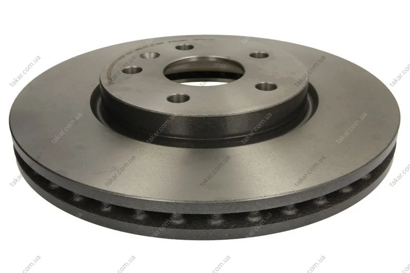 Торзмозной диск двухсторонний на передний мост вентилируемый 5 BREMBO 09.A971.11 (фото 1)