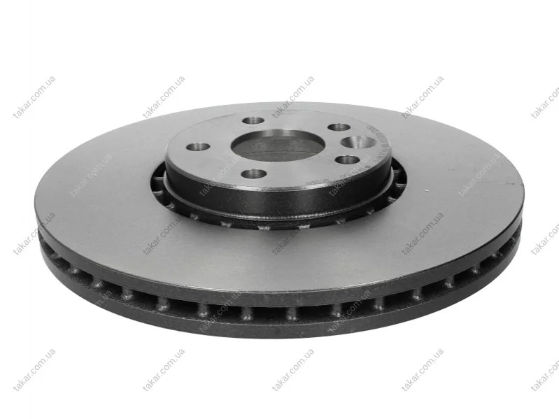 Гальмівний диск двосторонній на передній міст вентильований 5 BREMBO 09.B025.11 (фото 1)
