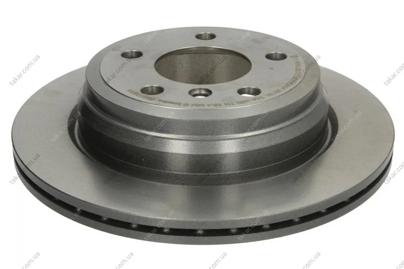 Торзмозной диск двухсторонний на задний мост вентилируемый 5 BREMBO 09.B338.11 (фото 1)