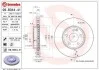 Торзмозной диск двухсторонний на передний мост вентилируемый 5 BREMBO 09.B344.41 (фото 1)