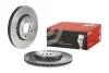 Торзмозной диск двухсторонний на передний мост вентилируемый 5 BREMBO 09.B353.11 (фото 2)
