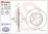 Гальмівний диск двосторонній на передній міст вентильований 6 BREMBO 09.B496.10 (фото 1)