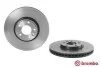 Торзмозной диск двухсторонний на передний мост вентилируемый 5 BREMBO 09.B498.11 (фото 1)