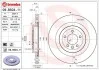 Гальмівний диск двосторонній на задній міст вентильований 5 BREMBO 09.B504.11 (фото 1)