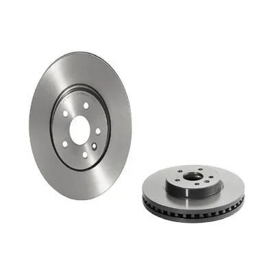 Гальмівний диск двосторонній на передній міст вентильований 5 BREMBO 09.B551.11 (фото 1)