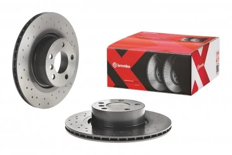 Торзмозной диск двухсторонний на задний мост вентилируемый 5 BREMBO 09.B569.1X