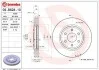 Торзмозной диск двухсторонний на передний мост вентилируемый 6 BREMBO 09.B628.10 (фото 1)