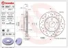 Гальмівний диск двосторонній на передній міст вентильований 5 BREMBO 09.B647.1X (фото 1)