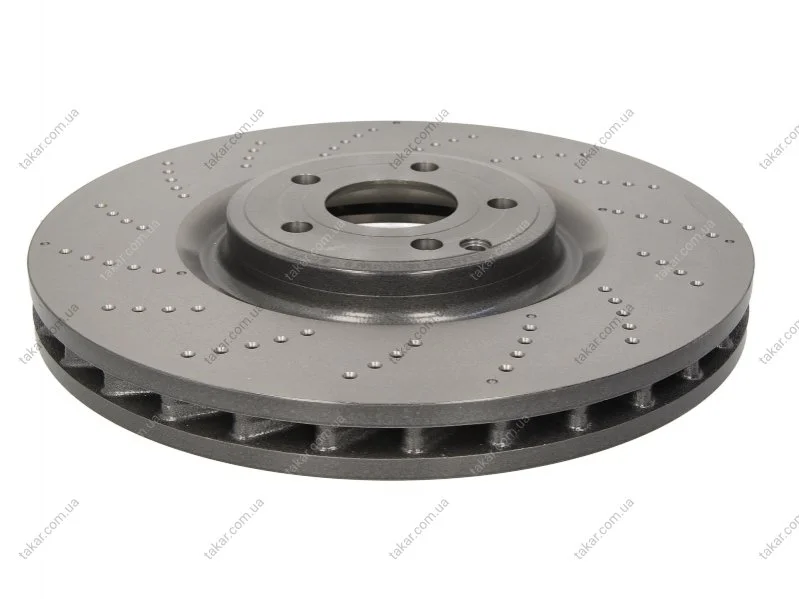 Гальмівний диск двосторонній на передній міст вентильований 5 BREMBO 09.B747.51 (фото 1)