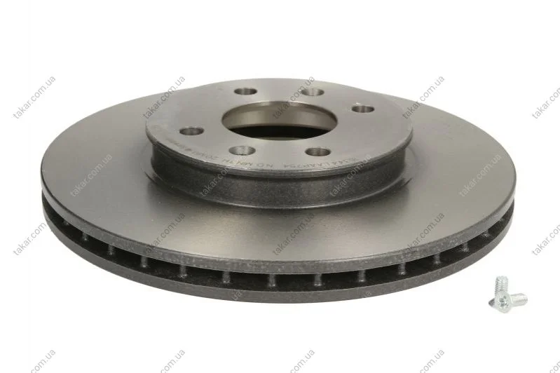 Торзмозной диск двухсторонний на передний мост вентилируемый 5 BREMBO 09.C171.11 (фото 1)