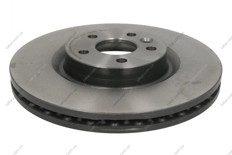 Гальмівний диск двосторонній на передній міст вентильований 5 BREMBO 09.C207.11 (фото 1)