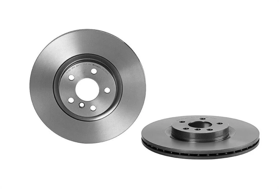 Торзмозной диск двухсторонний на передний мост вентилируемый 5 BREMBO 09.C351.11 (фото 1)
