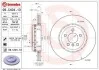 Торзмозной диск двухсторонний на задний мост вентилируемый 5 BREMBO 09.C404.13 (фото 1)