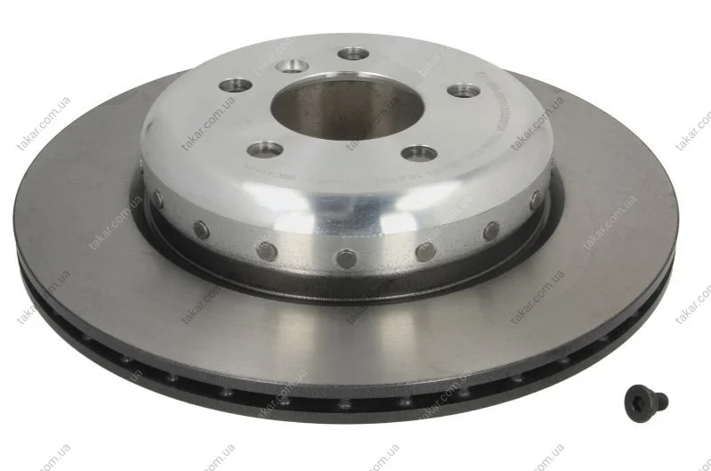 Торзмозной диск двухсторонний на задний мост вентилируемый 5 BREMBO 09.C411.13 (фото 1)