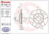 Гальмівний диск двосторонній на передній міст вентильований 4 BREMBO 09.C422.75 (фото 1)
