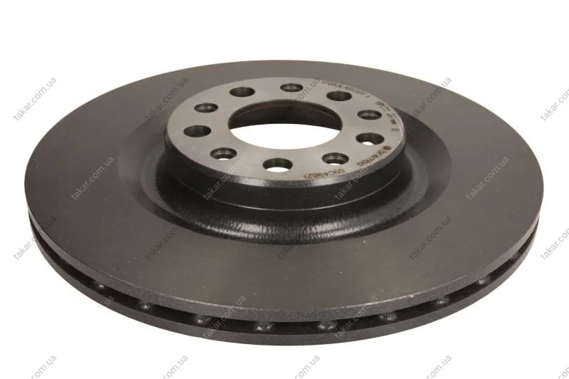 Гальмівний диск двосторонній на передній міст вентильований 5 BREMBO 09.C498.21 (фото 1)