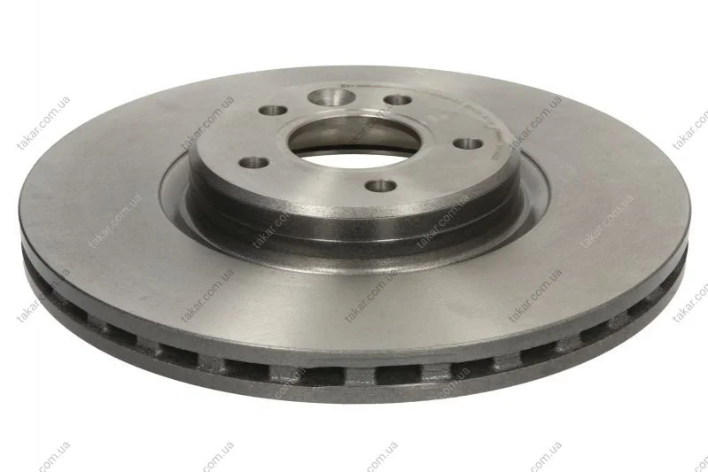 Гальмівний диск двосторонній на передній міст вентильований 5 BREMBO 09.C542.21 (фото 1)