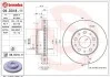 Гальмівний диск двосторонній на передній міст вентильований 5 BREMBO 09.D018.11 (фото 1)