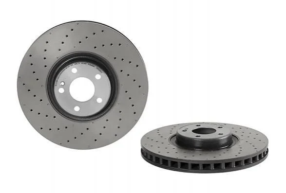 Гальмівний диск двосторонній на передній міст вентильований 5 BREMBO 09.D524.13 (фото 1)