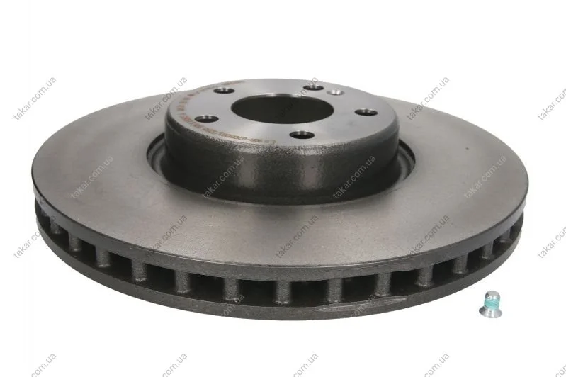 Гальмівний диск двосторонній на передній міст вентильований 5 BREMBO 09.D528.13 (фото 1)